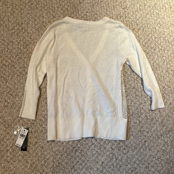 BRAND NEW AB STUDIO Ivory Sweater size M - Picture 4 of 4